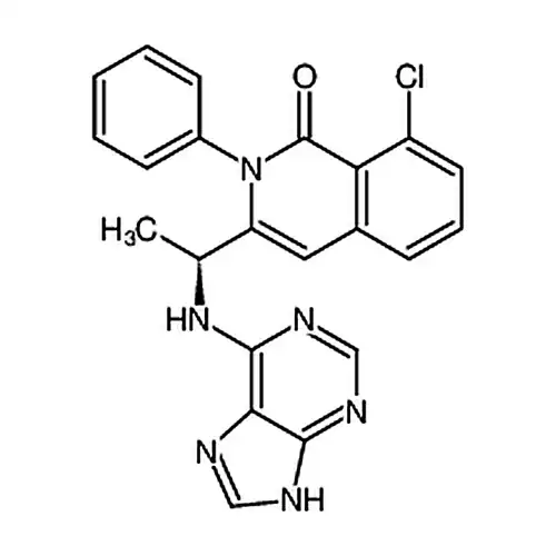 (S)-3-(1-((9H-嘌呤-6-基)氨基)乙基)-8-氯-2-苯基-1(2H)-异喹啉酮