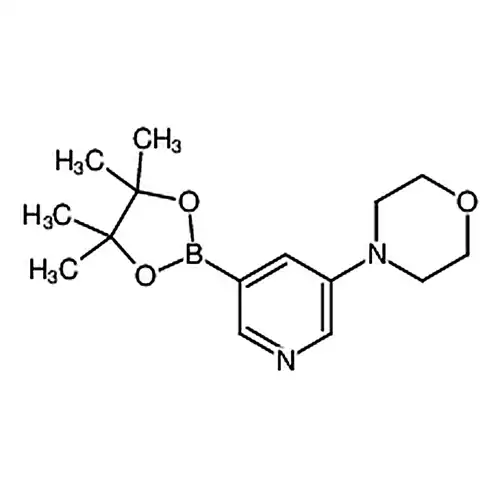 4-(5-(4,4,5,5-四甲基-1,3,2-二氧硼杂环戊烷-2-基)吡啶-3-基)吗啉