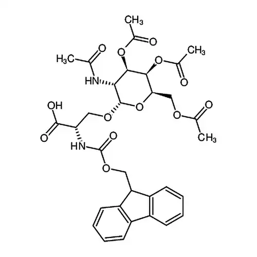 N-芴甲氧羰基-O-(2-乙酰氨基-3,4,6-三-O-乙酰基-2-脱氧-α-D-吡喃半乳糖基)-L-丝氨酸