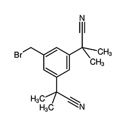 5-溴甲基-a,a,a',a'-四甲基-1,3-二乙氰基苯;阿那曲唑中间体