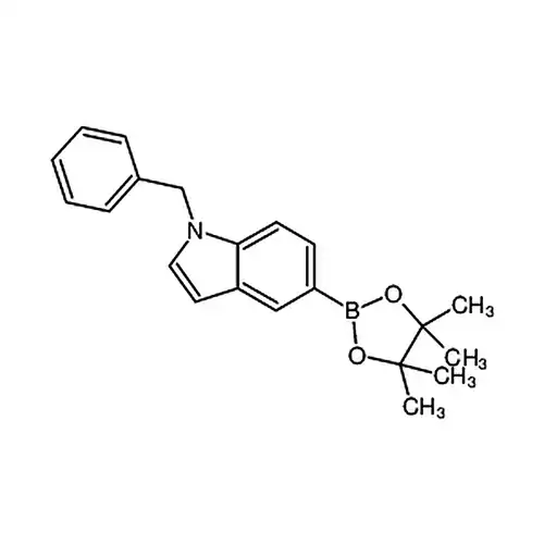 1-苄基-5-(4,4,5,5-四甲基-1,3,2-二氧硼杂环戊烷-2-基)-1H-吲哚
