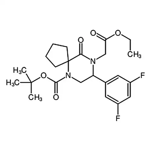 8-(3，5-二氟苯基)-9-(2-乙氧基-2-氧代乙基)-10-氧代-6，9-二氮杂螺[4.5]癸