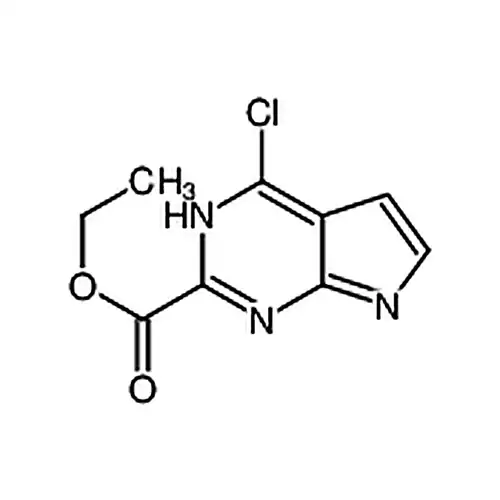 4-氯-1H-吡咯并[2，3-d]嘧啶-2-羧酸乙酯
