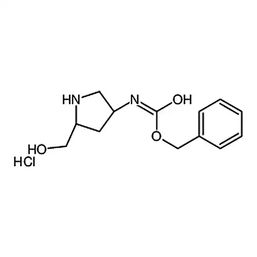 ((3S,5R)-rel-5-(羟甲基)吡咯烷-3-基)氨基甲酸苄酯盐酸盐
