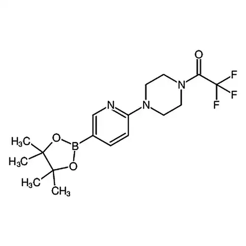 2,2,2-三氟-1-(4-(5-(4,4,5,5-四甲基-1,3,2-二氧硼杂环戊烷-2-基)吡啶-2-基)哌嗪-1-基)乙酮