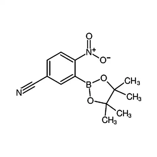 4-硝基-3-(4,4,5,5-四甲基-1,3,2-二氧硼杂环戊烷-2-基)苯甲腈