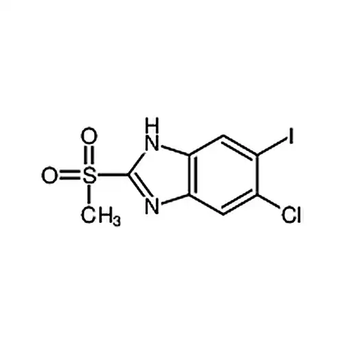 5-氯-6-碘-2-(甲基磺酰基)-1H-苯并[D]咪唑