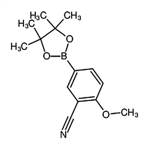 2-甲氧基-5-(4,4,5,5-四甲基-1,3,2-二氧硼杂环戊烷-2-基)苯甲腈
