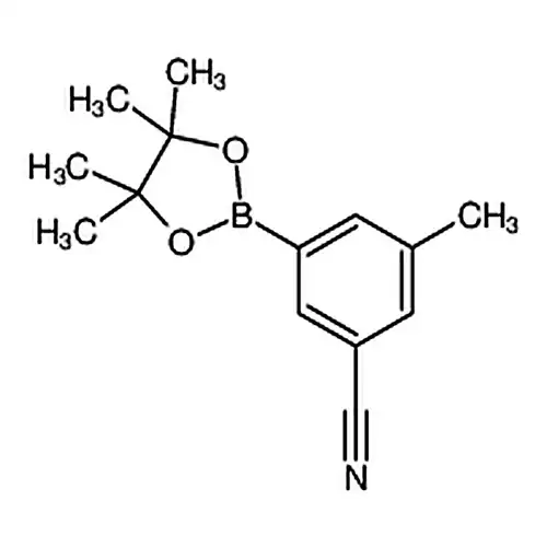 3-甲基-5-(4，4，5，5-四甲基-1，3，2-二氧杂环戊硼烷-2-基)苄腈