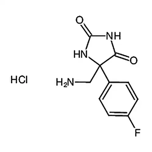 5-(氨基甲基)-5-(4-氟苯基)咪唑烷-2，4-二酮盐酸盐