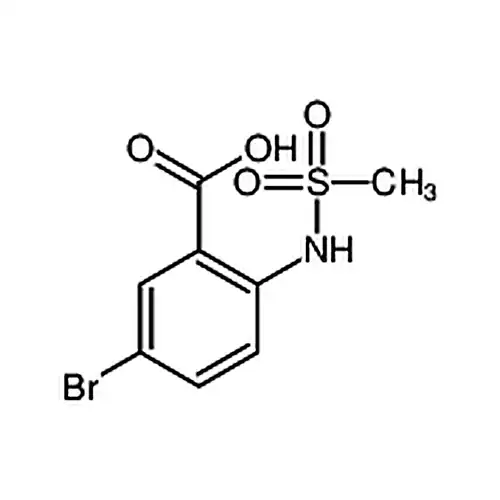 2-甲磺酰氨基-5-溴苯甲酸