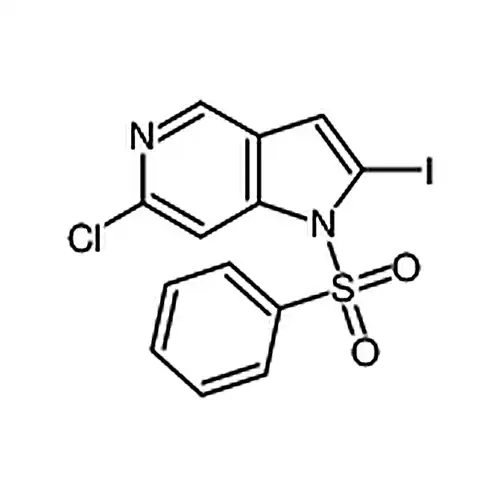 1-(苯磺酰基)-6-氯-2-碘-1H-吡咯并[3，2-c]吡啶