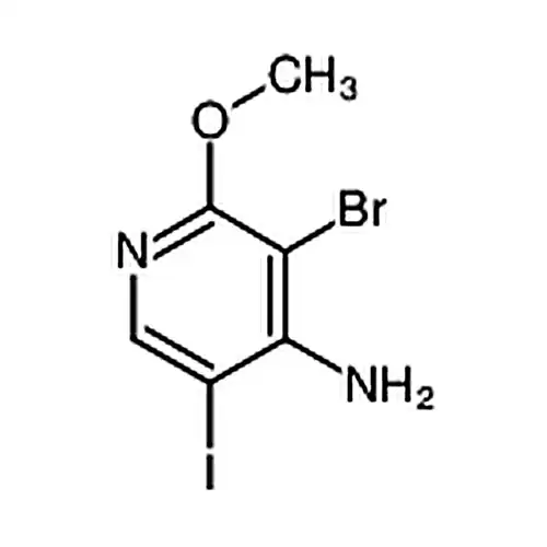 3-溴-5-碘-2-甲氧基吡啶-4-胺