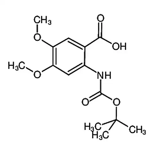 2-叔丁氧基羰氨基-4,5-二甲氧基苯甲酸