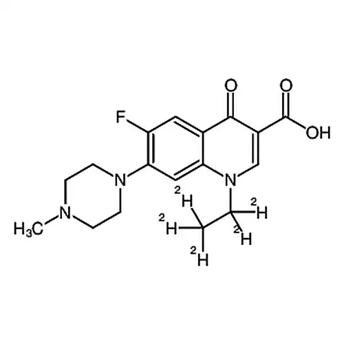 1-(乙基-d5)-6-氟-7-(4-甲基哌嗪-1-基)-4-氧代-1，4-二氢喹啉-3-羧酸