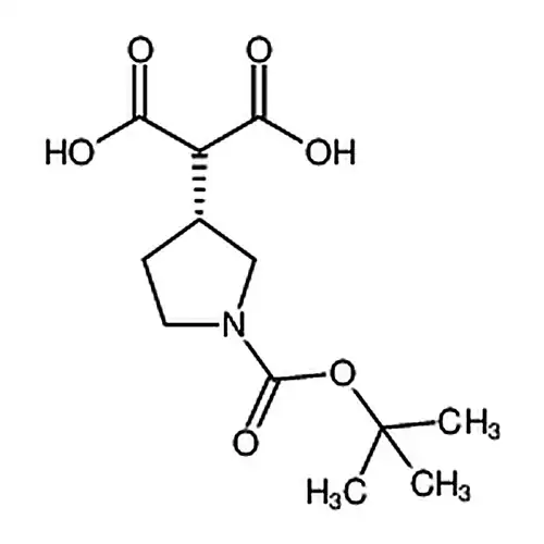 (R)-2-(1-(叔丁氧基羰基)吡咯烷-3-基)丙二酸