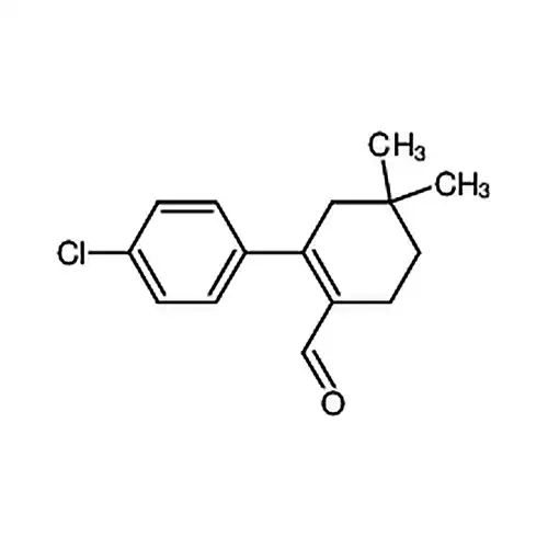 1-Cyclohexene-1-carboxaldehyde, 2-(4-chlorophenyl)-4,4-dimethyl-