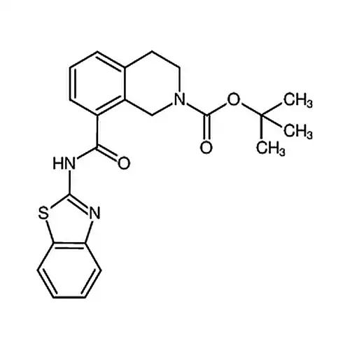 (苯并[d]噻唑-2-基氨基甲酰基)-3，4-二氢异喹啉-2(1H) - 羧酸叔丁酯