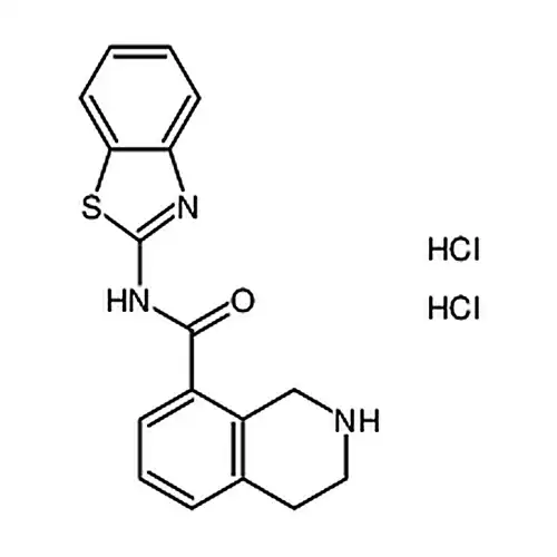 8-异喹啉甲酰胺，N-2-苯并噻唑基-1，2，3，4-四氢 - 二盐酸盐