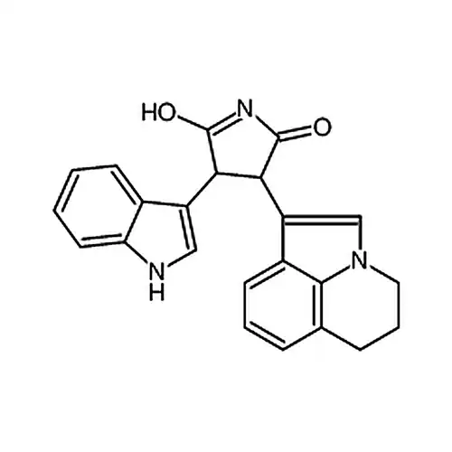 3-(5，6-二氢-4H-吡咯并[3，2，1-ij]喹啉-1-基)-4-(1H-吲哚-3-基)吡咯烷