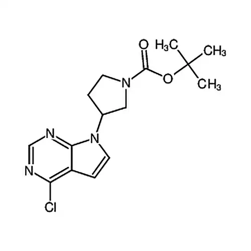 3-(4-氯-7H-吡咯并[2，3-d]嘧啶-7-基)吡咯烷-1-甲酸叔丁酯