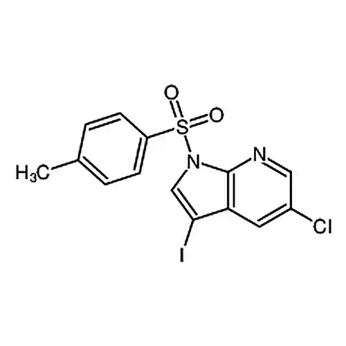 5-氯-3-碘-1-(4-甲基苯磺酰基)-1H-吡咯并[2，3-b]吡啶