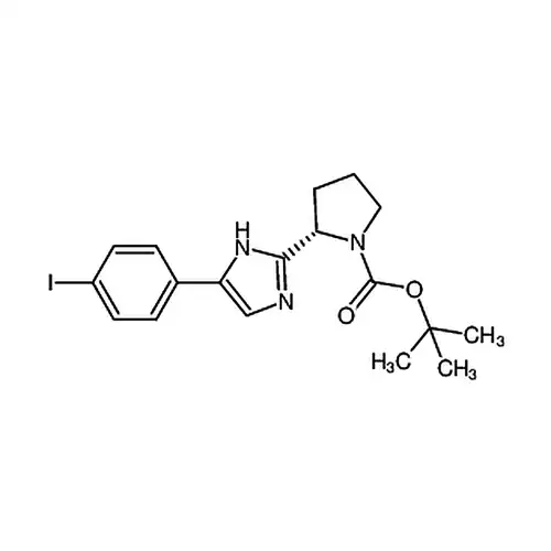 (S)-2-(5-(4-碘苯基)-1H-咪唑-2-基)吡咯烷-1-羧酸叔丁酯