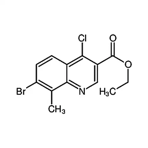 7-溴-4-氯-8-甲基喹啉-3-羧酸乙酯