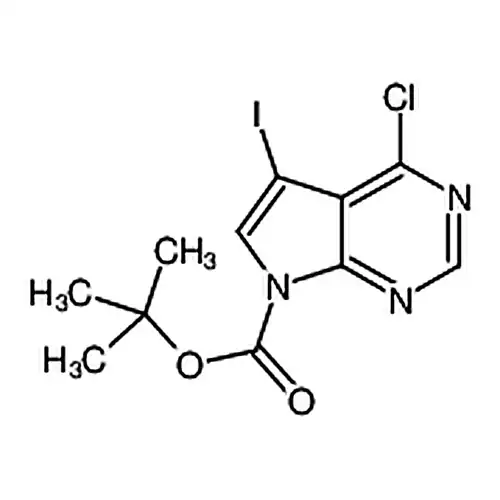 4-氯-5-碘-7H-吡咯并[2,3-d]嘧啶-7-羧酸叔丁酯