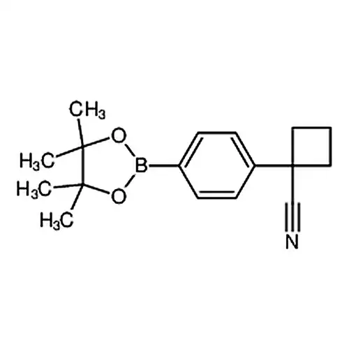 1-(4-(4,4,5,5-四甲基-1,3,2-二氧硼杂环戊烷-2-基)苯基)环丁烷甲腈