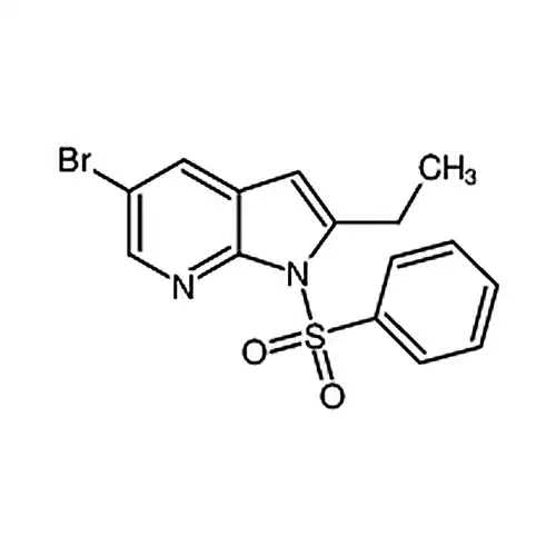 5-Bromo-2-ethyl-1-(phenylsulfonyl)-1H-pyrrolo[2，3-b]pyridine