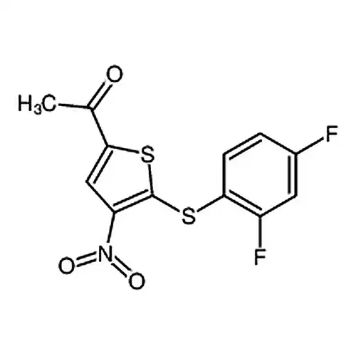 1-(5-((2,4-二氟苯基)硫基)-4-硝基噻吩-2-基)乙酮