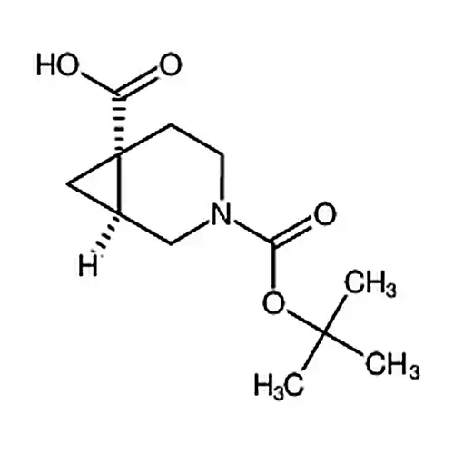 Cis-(1S，6R)-3-(叔-丁氧羰基)-3-氮杂二环[4.1.0]庚烷-6-羧酸