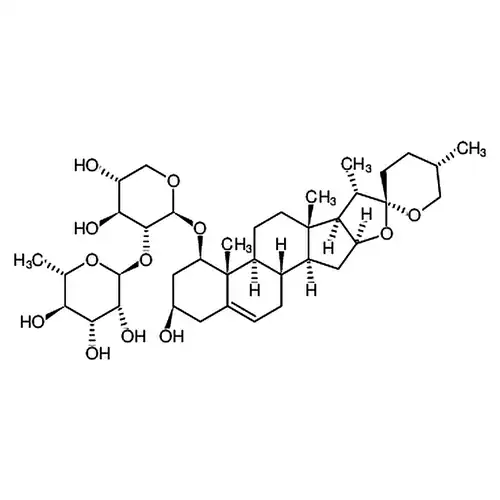 25(S)-鲁斯可皂苷元-1-O-α-L-吡喃鼠李糖基-(1→2)-β-D-吡喃木糖苷