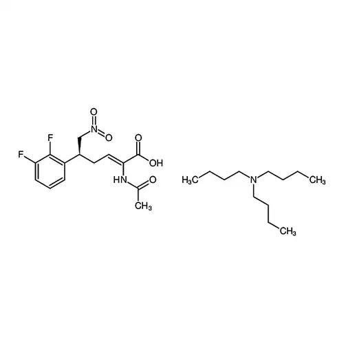 三丁胺(S，Z)-2-乙酰氨基-5-(2，3-二氟苯基)-6-硝基己-2-烯酸酯