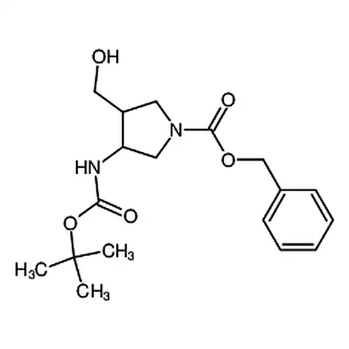 3-((叔丁氧羰基)氨基)-4-(羟甲基)吡咯烷-1-羧酸苄酯