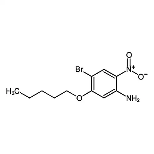 4-溴-2-硝基-5-(戊氧基)苯胺