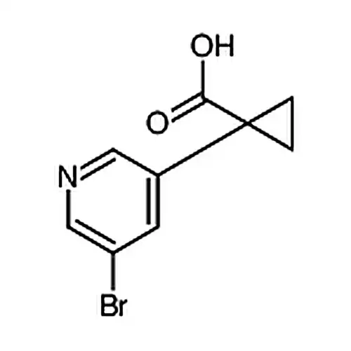 1-(5-溴吡啶-3-基)环丙烷-1-羧酸