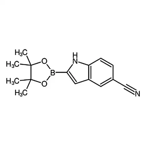 2-(4,4,5,5-四甲基-1,3,2-二氧硼杂环戊烷-2-基)-1H-吲哚-5-甲腈