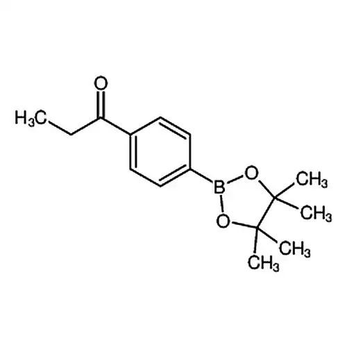 1-(4-(4,4,5,5-四甲基-1,3,2-二氧硼杂环戊烷-2-基)苯基)丙-1-酮