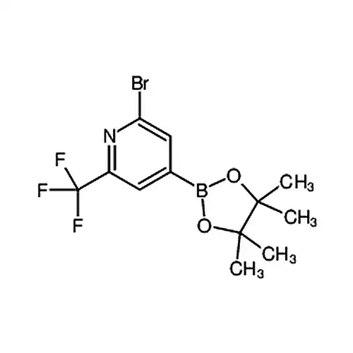 2-溴-4-(4,4,5,5-四甲基-1,3,2-二氧硼杂环戊烷-2-基)-6-(三氟甲基)吡啶