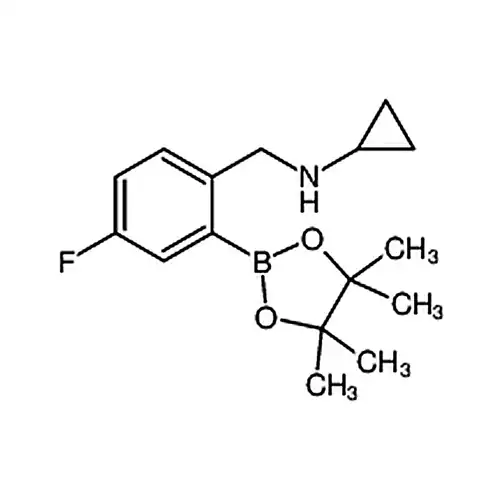 N-(4-氟-2-(4,4,5,5-四甲基-1,3,2-二氧硼杂环戊烷-2-基)苄基)环丙胺