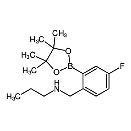 N-(4-氟-2-(4,4,5,5-四甲基-1,3,2-二氧硼杂环戊烷-2-基)苄基)丙-1-胺