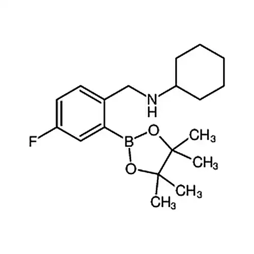 N-(4-氟-2-(4,4,5,5-四甲基-1,3,2-二氧硼杂环戊烷-2-基)苄基)环己胺