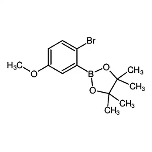 2-(2-溴-5-甲氧基苯基)-4，4，5，5-四甲基-1，3，2-二氧硼杂环戊烷