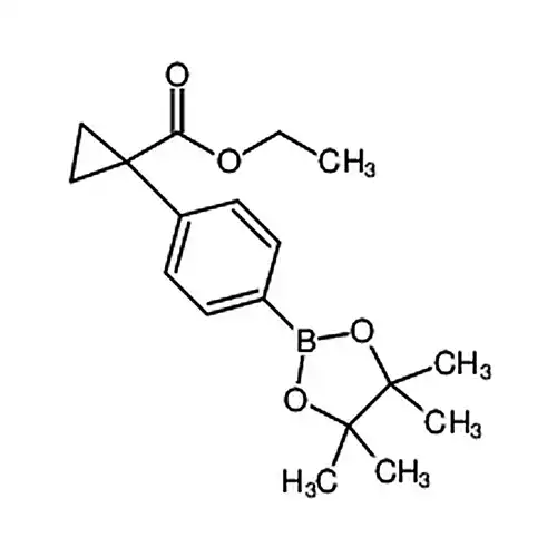 1-(4-(4,4,5,5-四甲基-1,3,2-二氧杂环戊硼烷-2-基)苯基)环丙烷甲酸乙酯