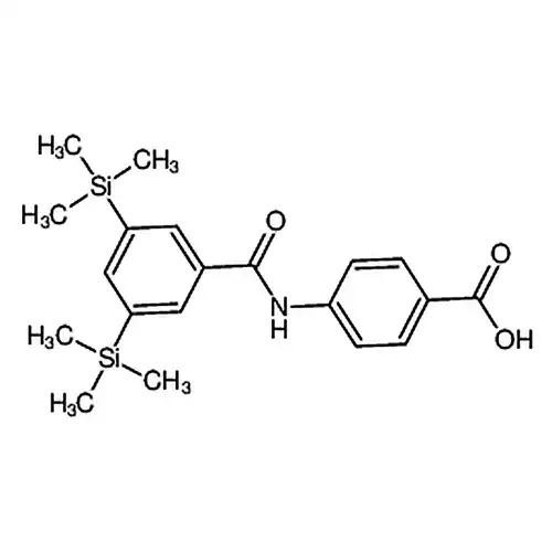 4-(3,5-双(三甲基硅烷基)苯甲酰氨基)苯甲酸