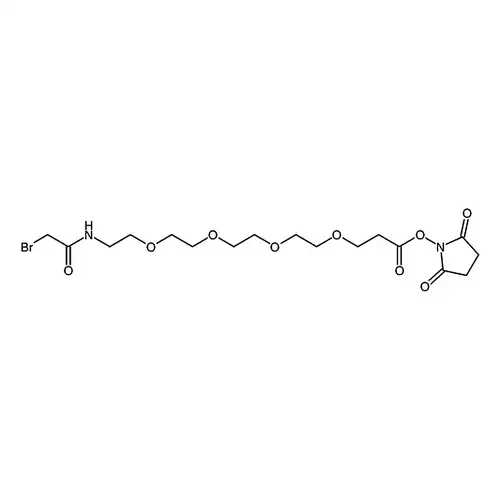 Bromoacetamido-PEG4-NHS ester