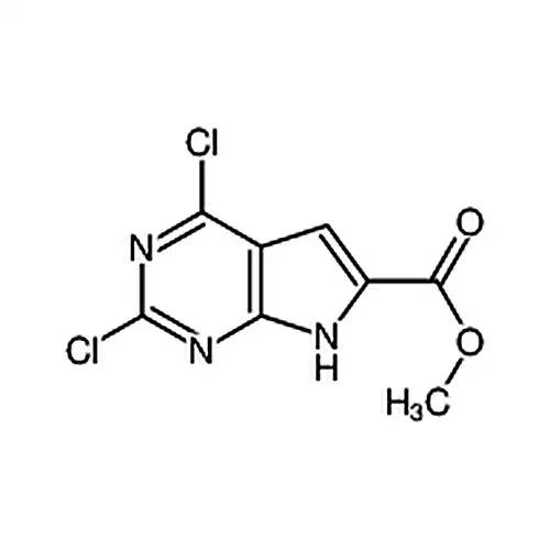 2，4-二氯-7H-吡咯并[2，3-d]嘧啶-6-甲酸甲酯