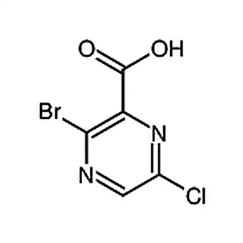 3-溴-6-氯吡嗪-2-羧酸